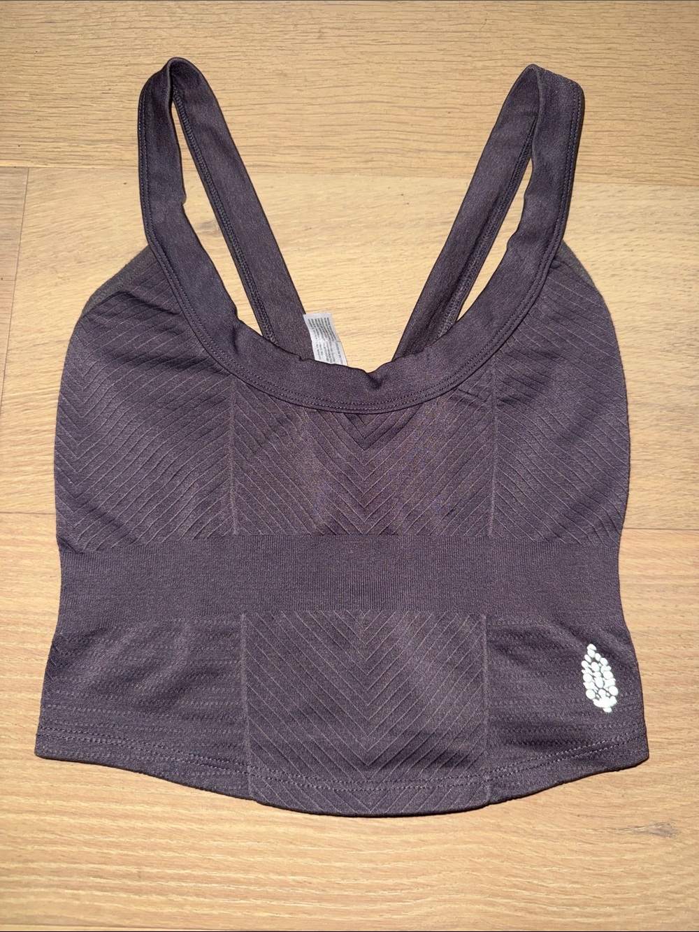 FP Movement by Free People Seamless Ribbed Tank - Deep Plum